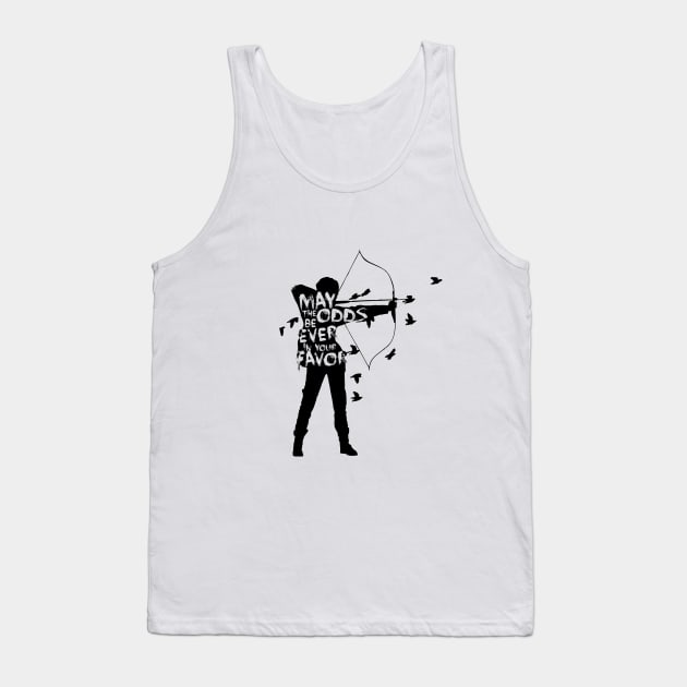 Girl on Fire Tank Top by clairelions